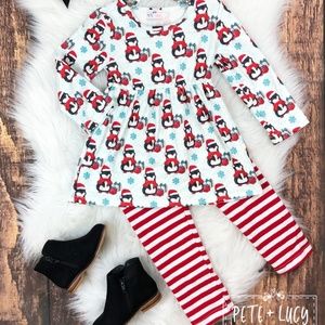 Holly Penguin Pant Set